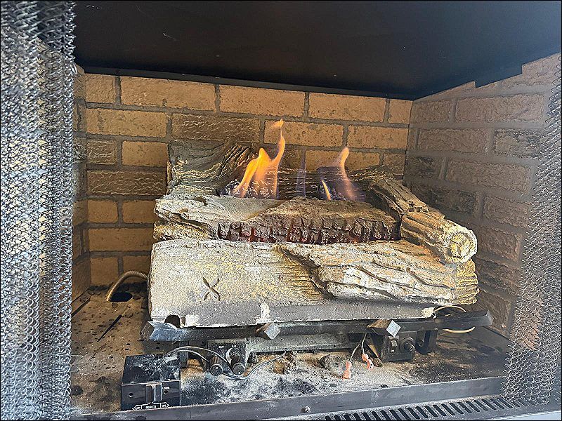 Fireplace after a chimney sweep in Markham